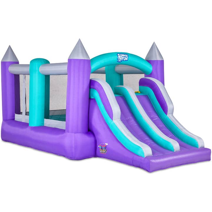 Sunny and Fun - Wholesale Inflatables - Inflatable Bounce House with Climbing Wall & More!