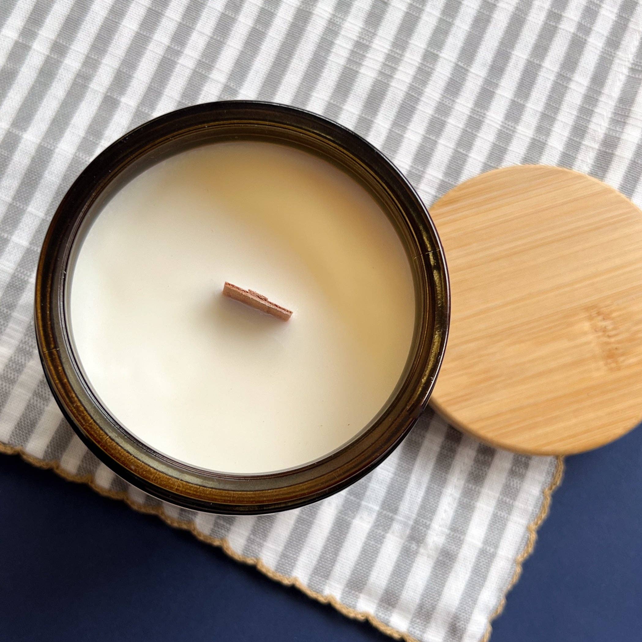 Scent & Psyche - Wholesale Jar/Filled Candle - Now Boarding Wood Wick Scented Candle - 15oz1