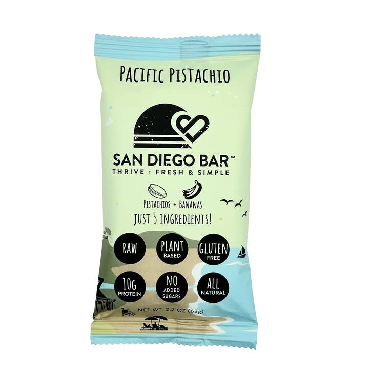 San Diego Bar - Wholesale Snack Bar - San Diego Bar Pacific Pistachio ( $18.00 / 8 Pack )4
