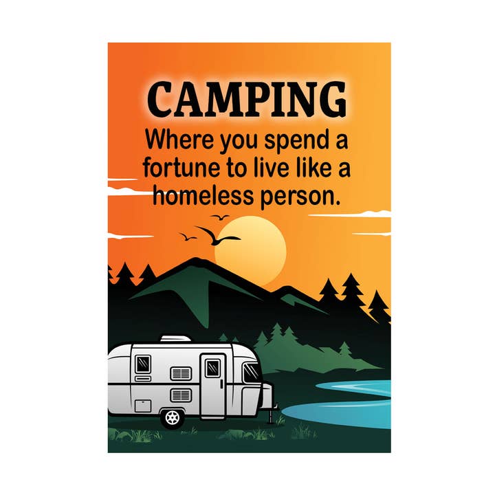 Camping... Fortune for wholesale by Fun Fridge Magnets