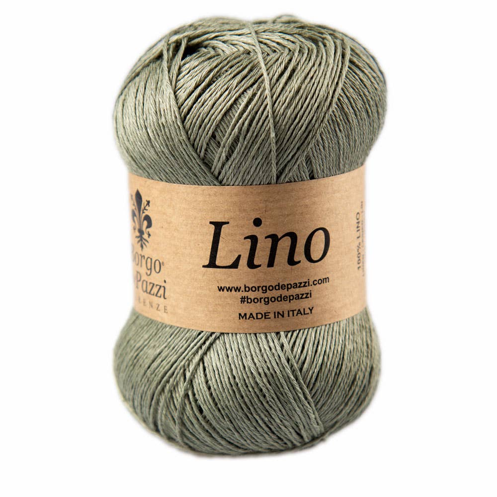 Borgo de' Pazzi - Firenze – Großhandel Garn – Lino - Leinenwolle 10 x 50 g Knäuel6