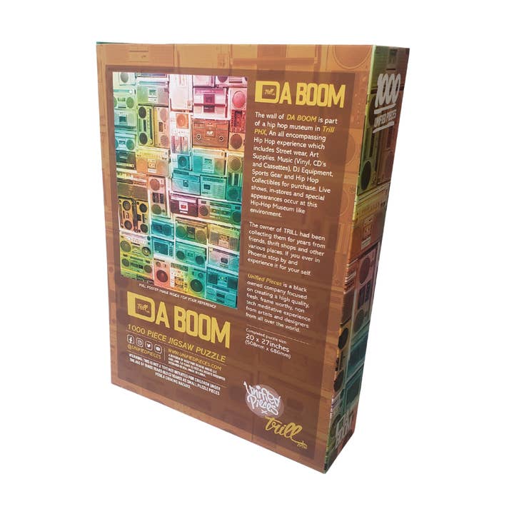 Unified Pieces – wholesale Pussel - Vuxen – DA BOOM – 1000-bitars pussel från Unified Pieces4