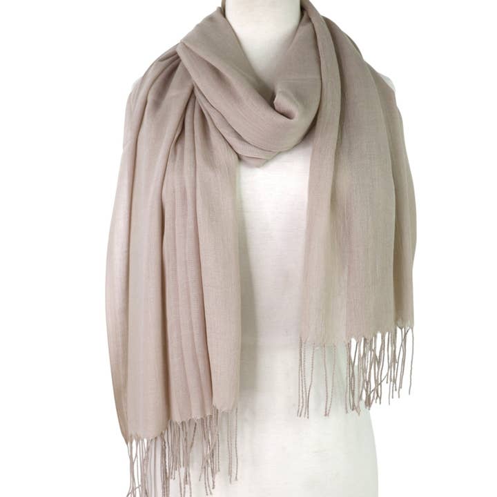 TAPA fashion - Wholesale Scarf - Women's - Plain Viscose Scarves VP1211B (12PC)1