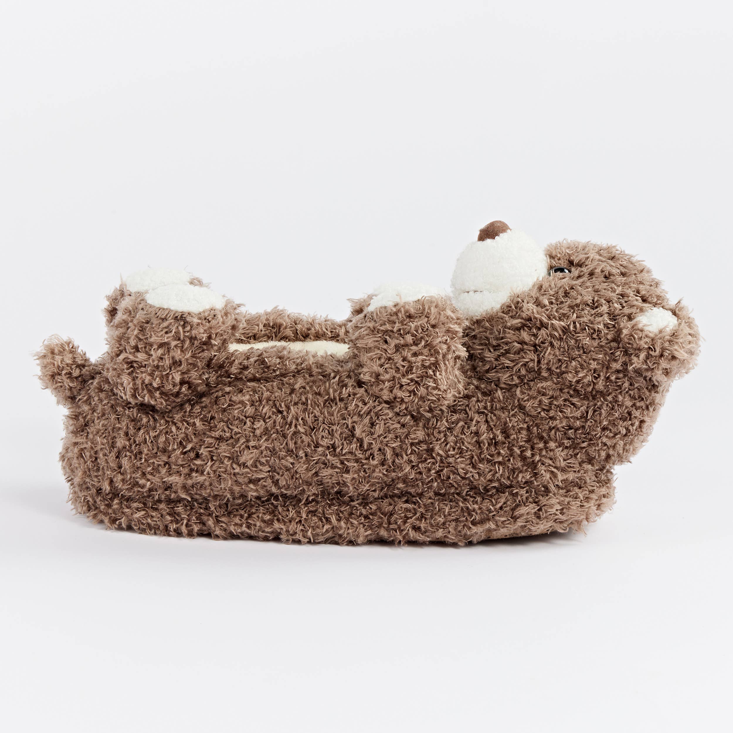 Oooh Yeah/Sock It Up/Oooh Geez Slippers – wholesale Tofflor - Barn – Mocha the Bear | Barnens söta fluffiga mysiga halkfria tofflor4