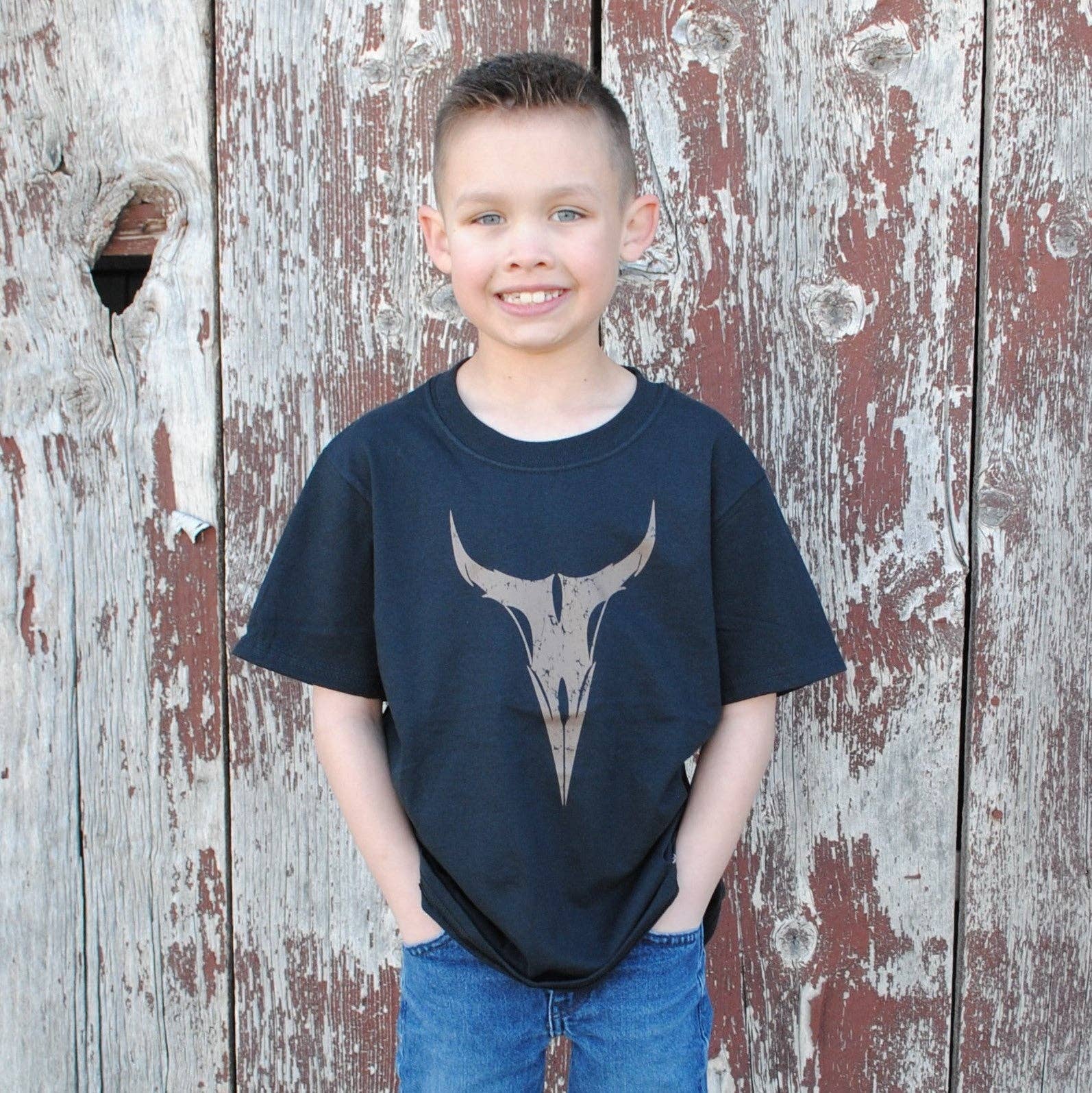 Black Longhorn Camo - Kids / Youth for wholesale on Faire1