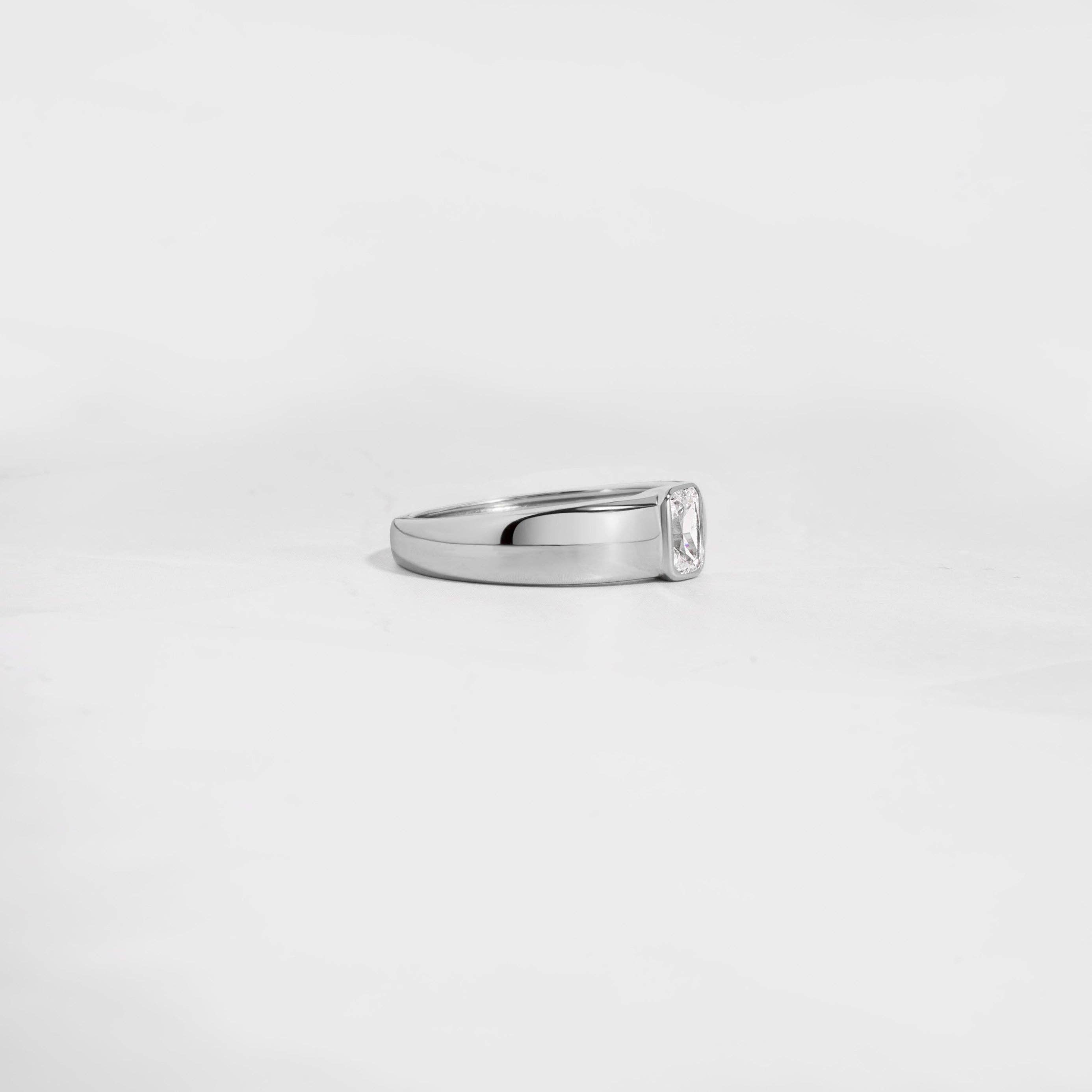 Sami Jewels - Wholesale Single Stone/Solitaire Ring - Baguette Dome Ring5