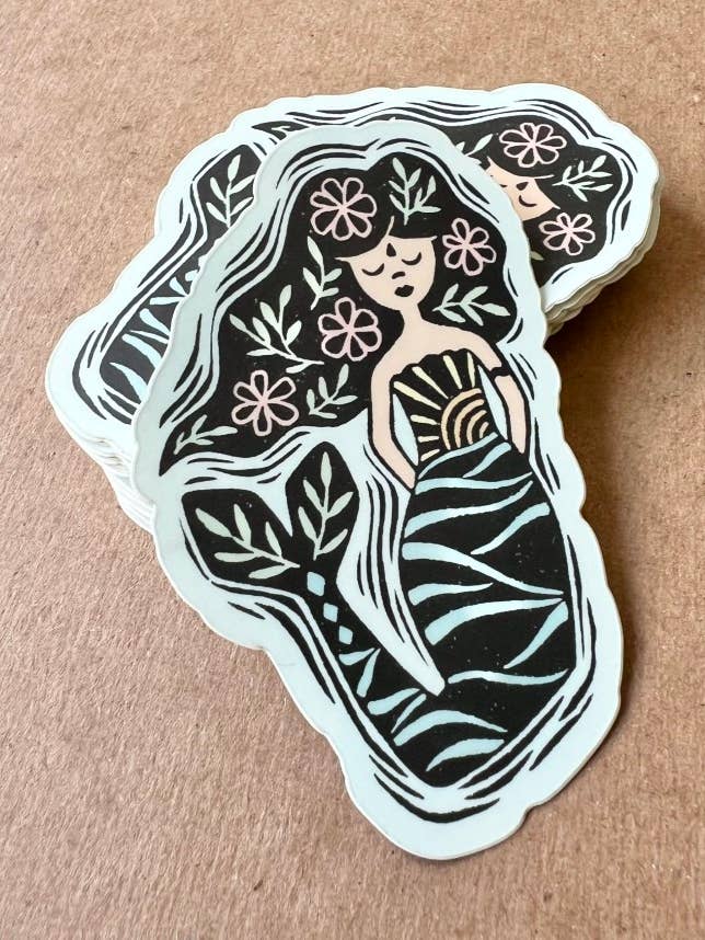 Pegatinas Decorativas de Sirena, Pegatina Alma del Mar para venta al por mayor de Hippie Baby Co
