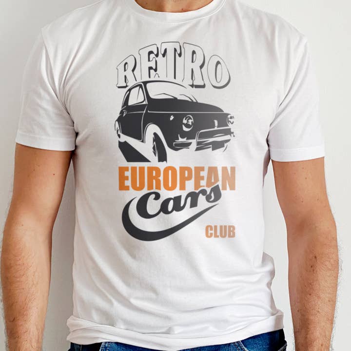 Racing Cars European Cars Retro T-Shirt for wholesale by Emogifts