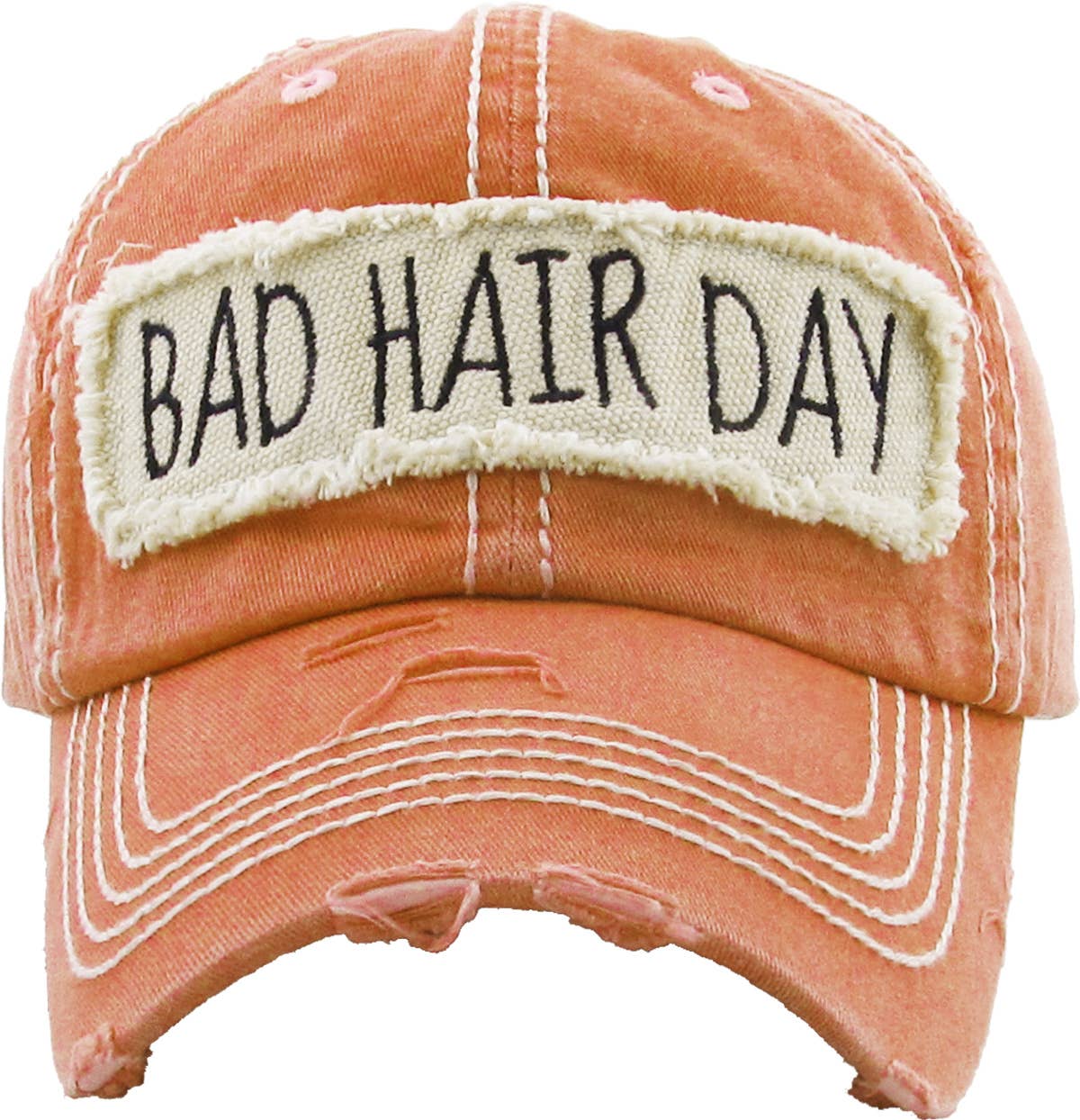 KBETHOS - Vendita all'ingrosso Cappellino da baseball - Donna - Berretto a sfera vintage lavato Bad Hair Day39