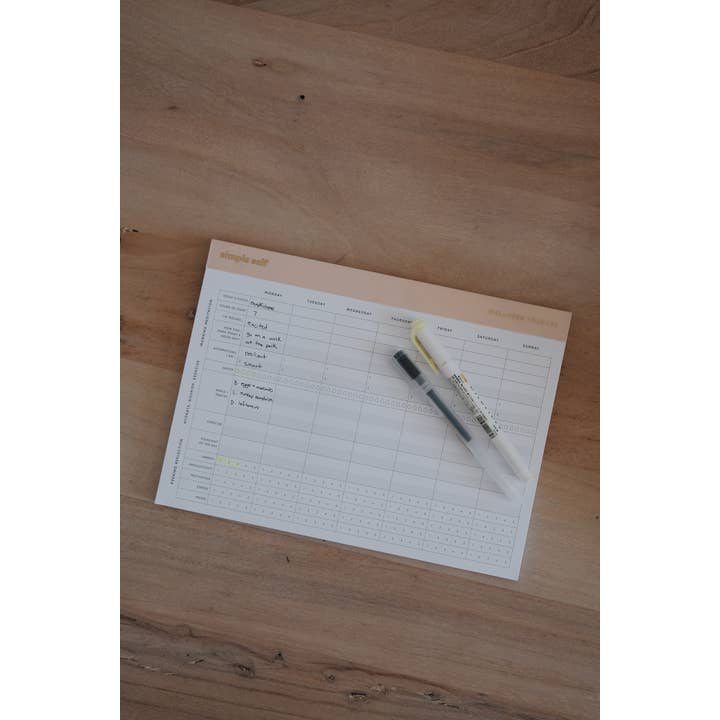 Simple Self - Wholesale Planner - Wellness Tracker Planning Pad2