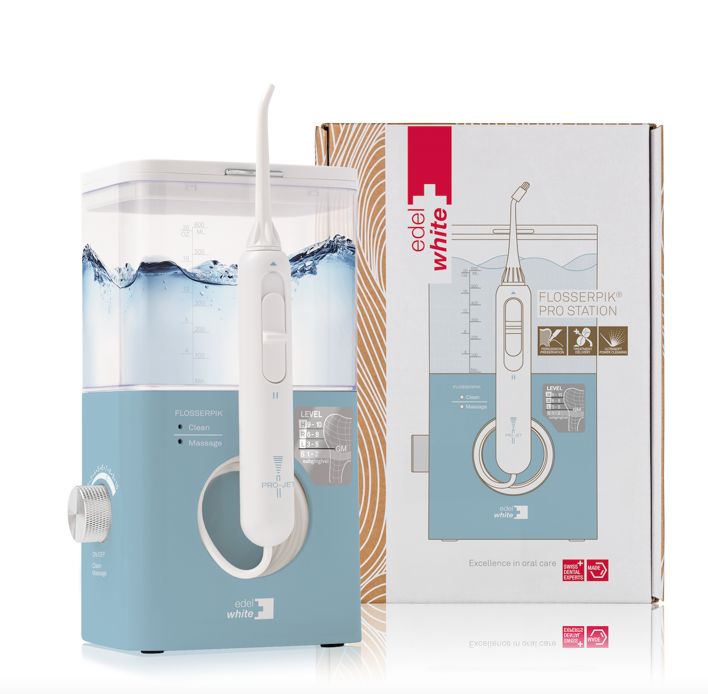 Edel White - Wholesale Oral Care Set - Flosserpik Pro-station Deepcleaning Dental Irrigator0