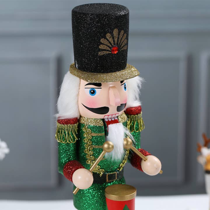 SINT - Wholesale Holiday Nutcracker - SINT 15 Inch Traditional Wooden Nutcracker for Christmas Decorations8