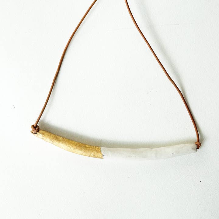 Reiko Yamamoto Studio - Wholesale Beaded/Pearl Necklace - Curve necklace1