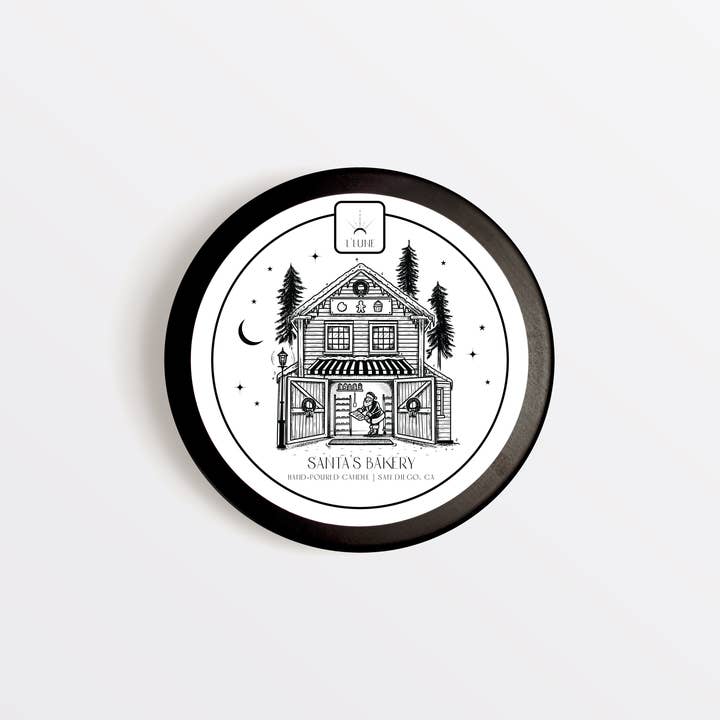 L'Lune - Wholesale Jar/filled candle - Santa's Bakery