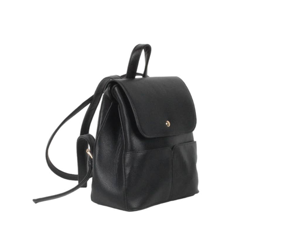 MIA LAROUGE - Wholesale Backpack - Women's - BACKPACK BAG WITH FLAP3