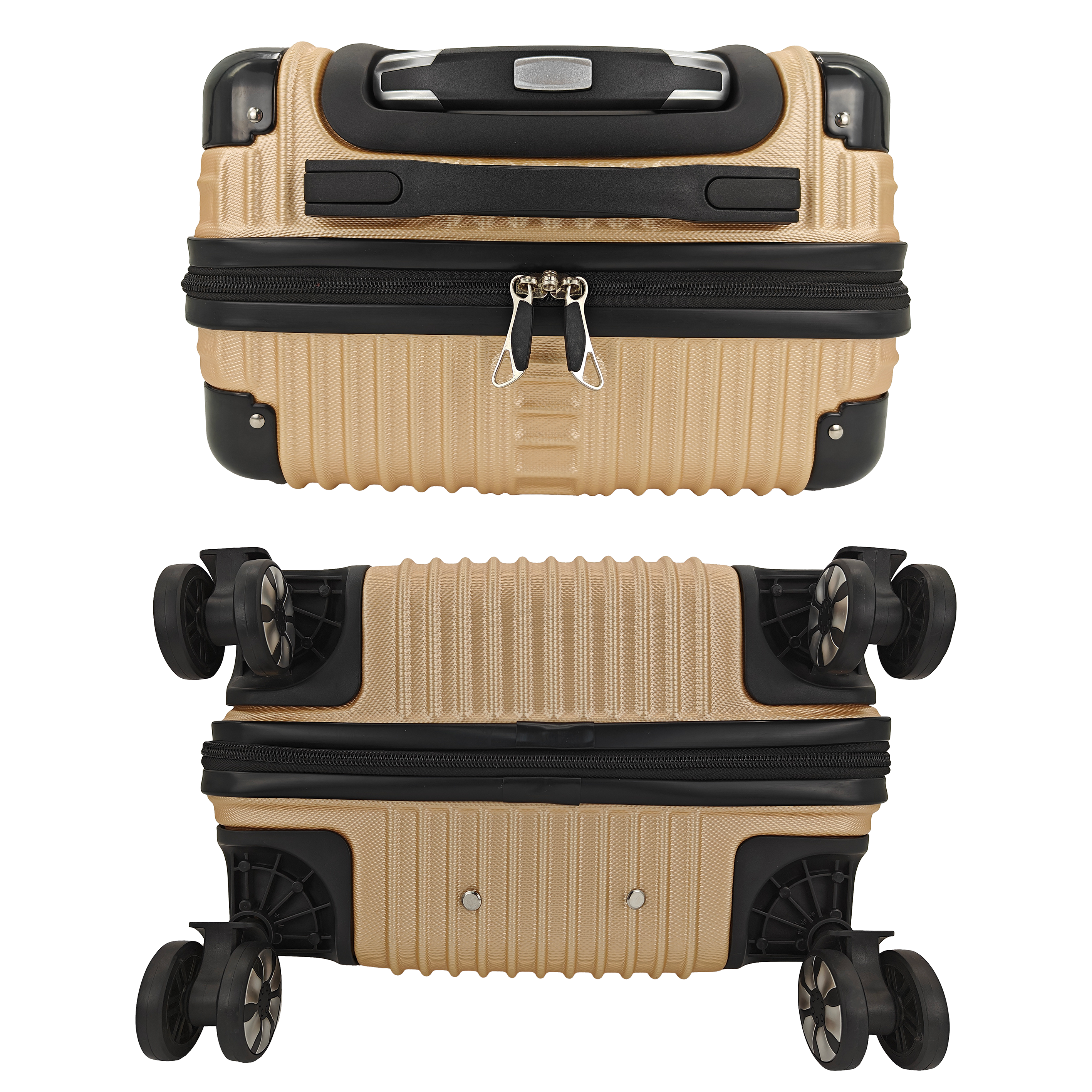 Super Bazaar - Wholesale Luggage - Hand luggage suitcase 55cm 4 double wheeled trolley4