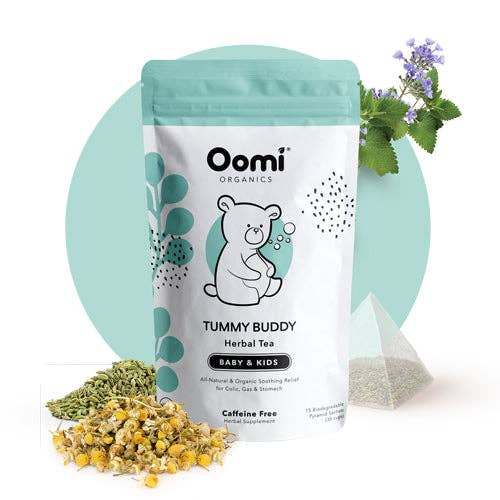 Oomi Organics - Vente Thé d'allaitement - Tisane bébé contre les gaz et coliques1