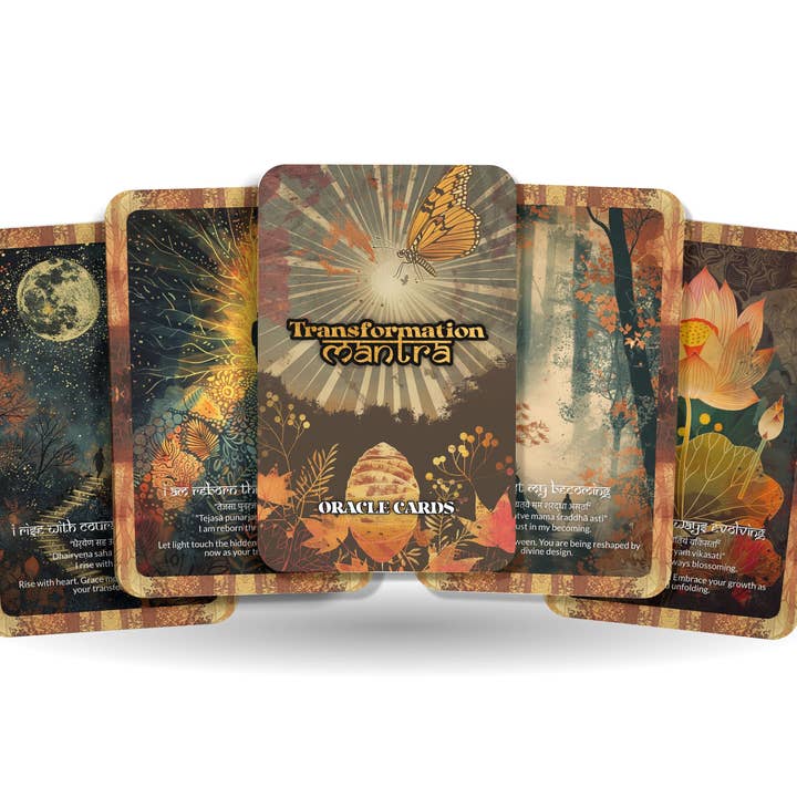 Transformatie Mantra Alchemie Orakel Deck – 22 Kaarten voor wholesale door Ibiza Tarot USA