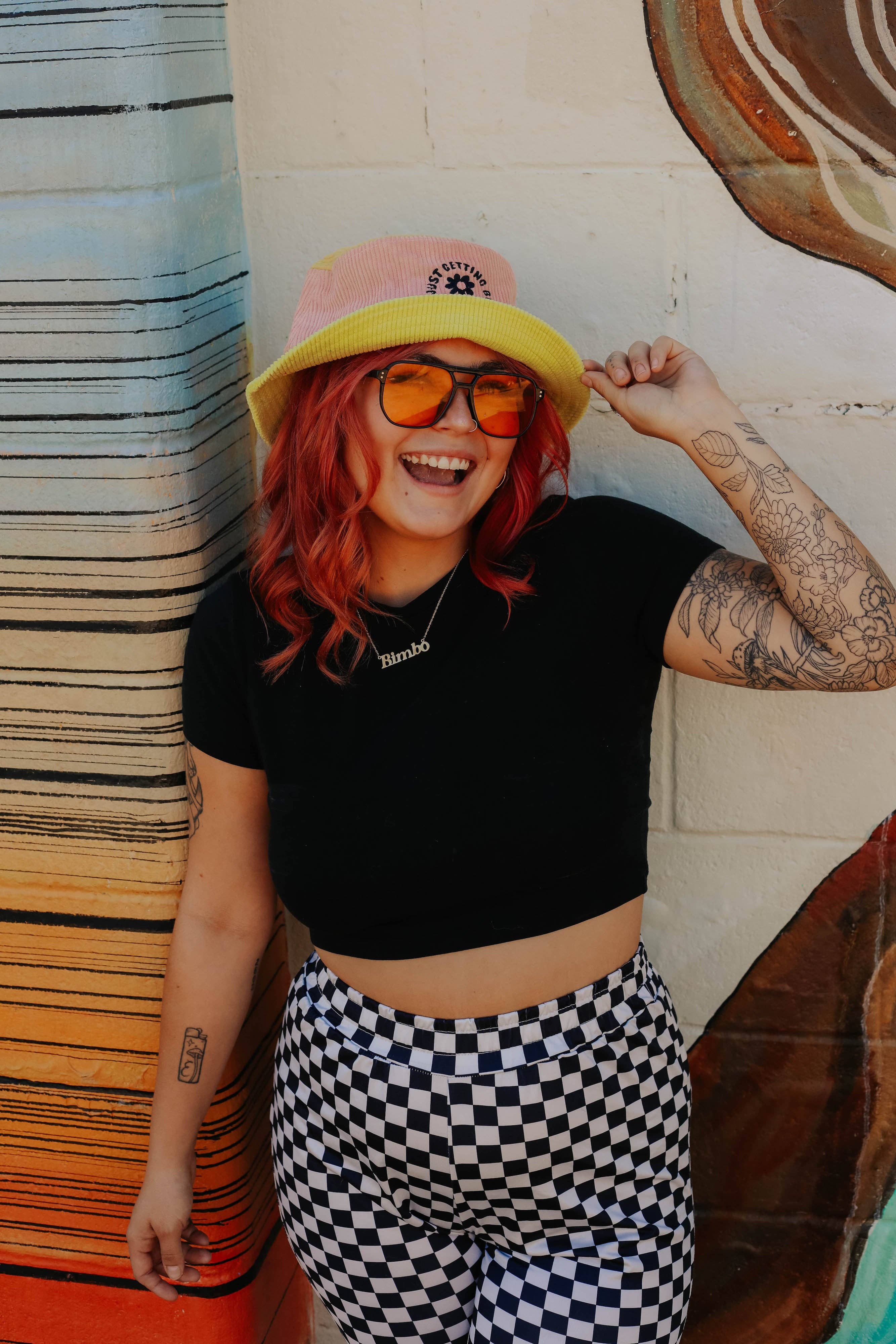 The Peach Fuzz - Wholesale Vissershoedje - Dames - Gewoon een bi-kleurige emmerhoed krijgen4