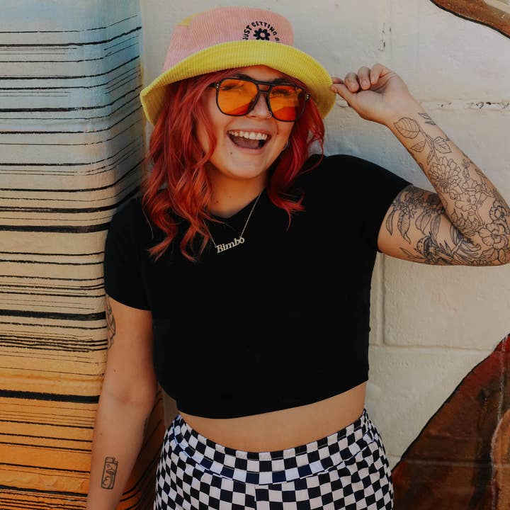 The Peach Fuzz - Wholesale Vissershoedje - Dames - Gewoon een bi-kleurige emmerhoed krijgen4