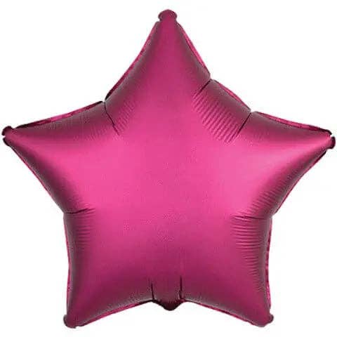 19" Luxe Pomegranate Star Mylar Balloon #220 for wholesale by Party Expo, LLC