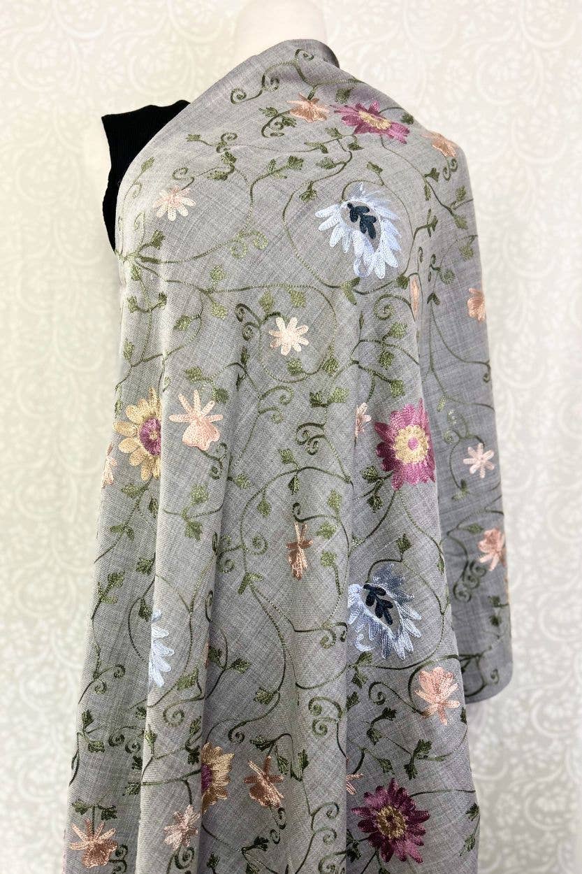 Sevya Handmade - Vendita all'ingrosso Stola - Donna - Sciarpa Rajika ricamata5