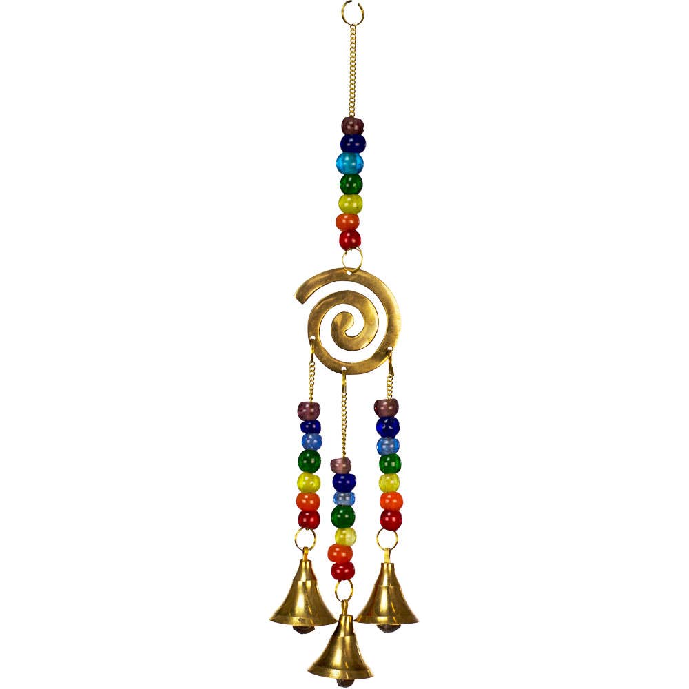 Kheops International - Wholesale Meditation Supplies - Hanging Bells Chakra Spiral (Each)0