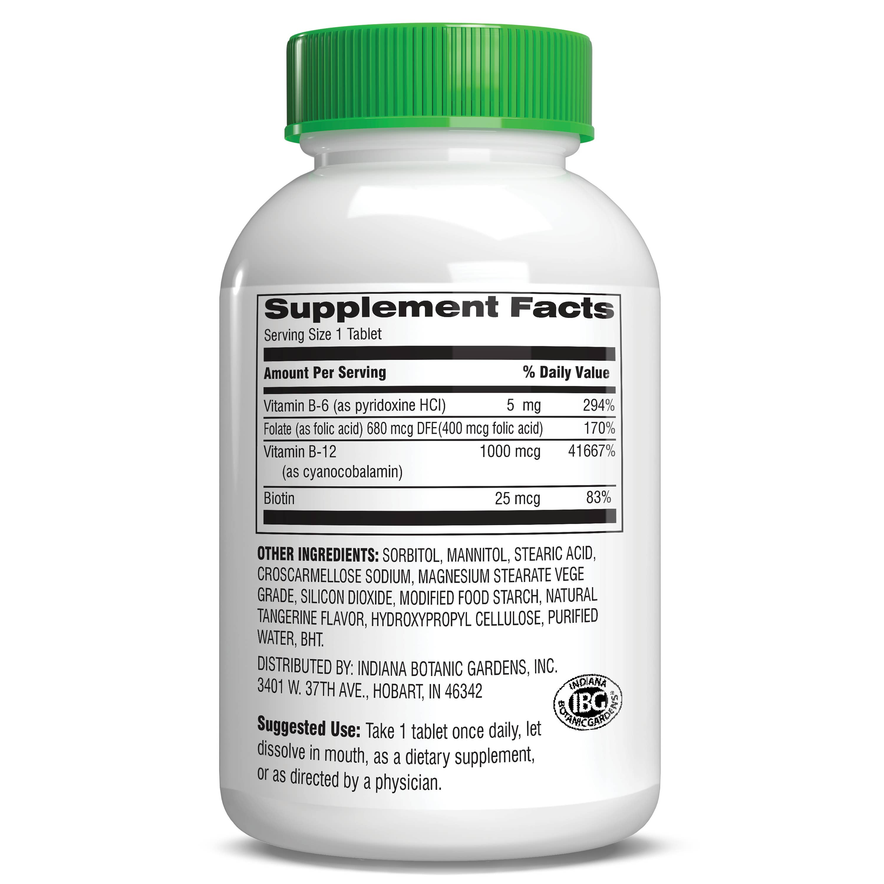 Botanic Choice - Wholesale Oral Supplement/Vitamin - Botanic Choice AbsorB-12 Plus™ - 30 Chewable Tablets1