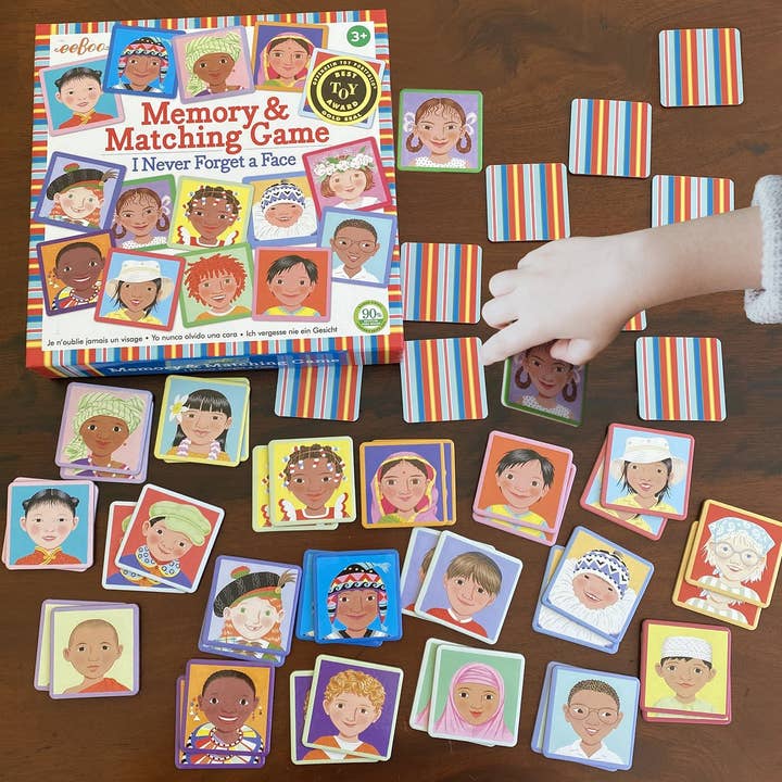 eeBoo - Wholesale Brain Game - Kids - I Never Forget a Face Matching & Memory Game