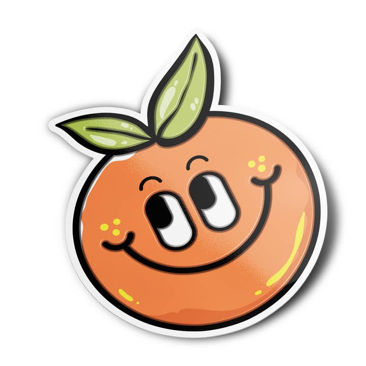 Smiley Smiley Autocolantes Vinil Laranja Impermeáveis por atacado de Girls Printing House