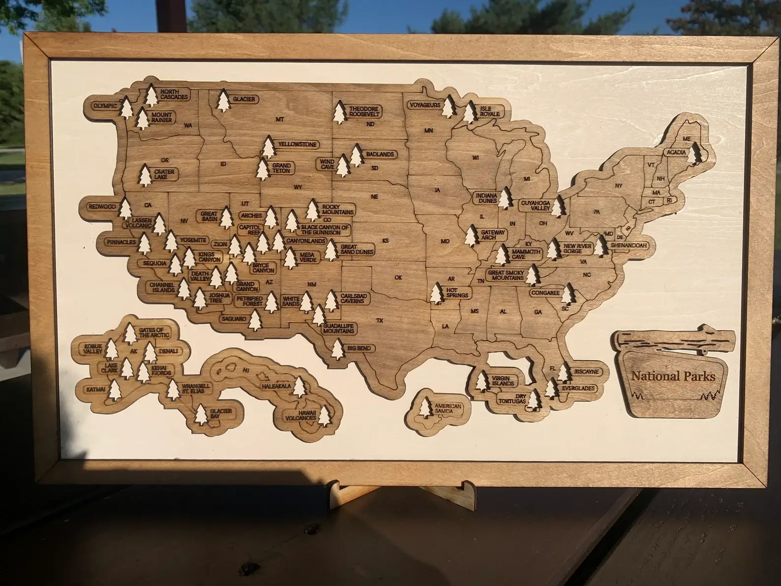 See You On The Trail - Wholesale Map - Fillable National Parks Travel Map - Adventure/Hiking/Camp2