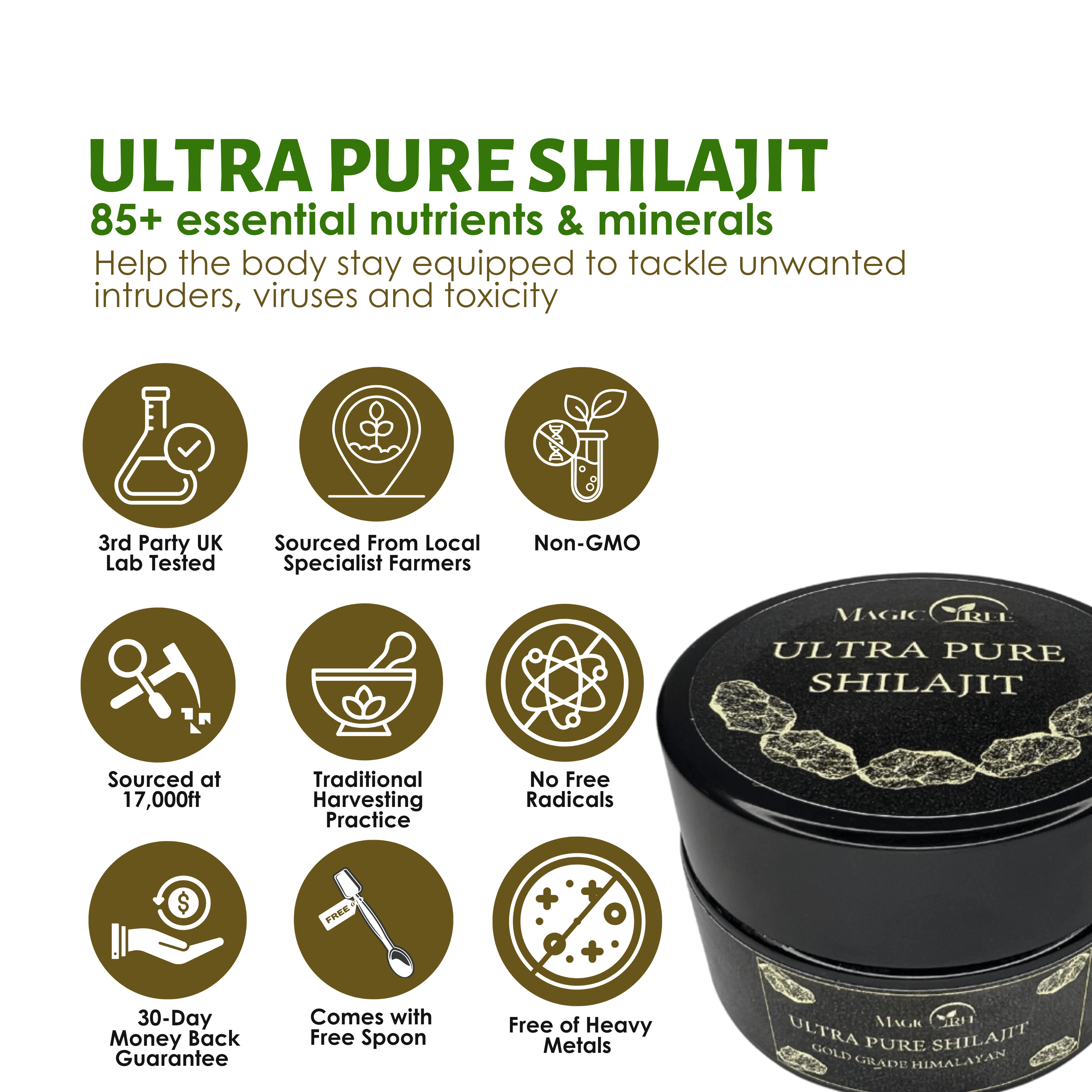 MagicTree Superfoods - Wholesale Oral Supplement/Vitamin - Ultra Premium Organic Shilajit6