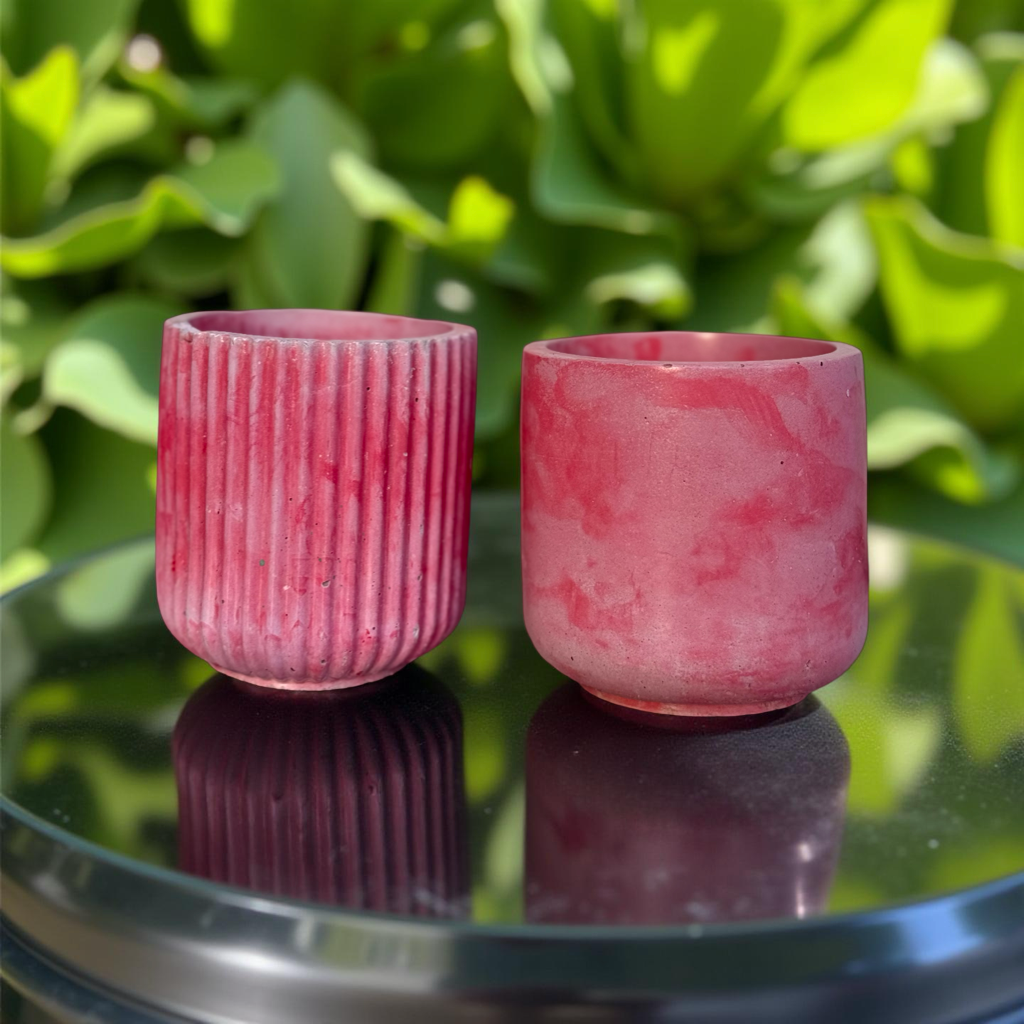 Colourfuljoy Designs - Wholesale Jar/Filled Candle - Candle empty jars/ Cement vessels/ Empty candle container 4