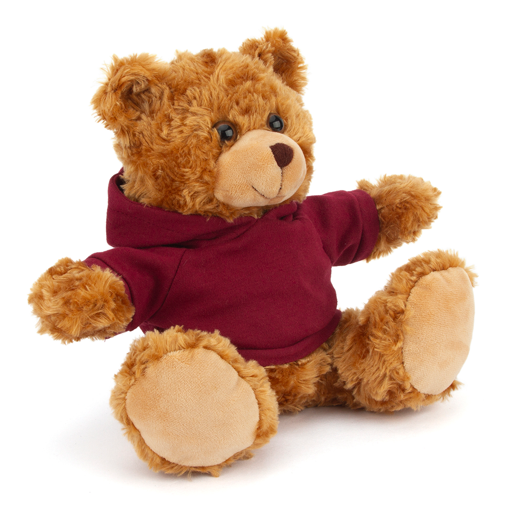 Plushland – wholesale Stuffed/plush toy – Kids & baby – 11" Personalized Teddy Bear in Hoodie | Custom Sitting Bear23