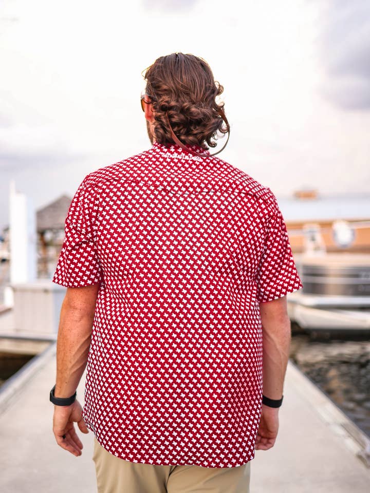 SALT WATER SOUL - Wholesale Button Down Shirt - Men's - The Houston Pearl Snap Fishing Shirt2