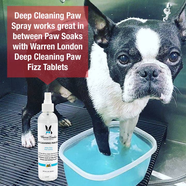 Warren London Dog Products – wholesale Pet paw protection – Deep Cleaning Paw Spray4