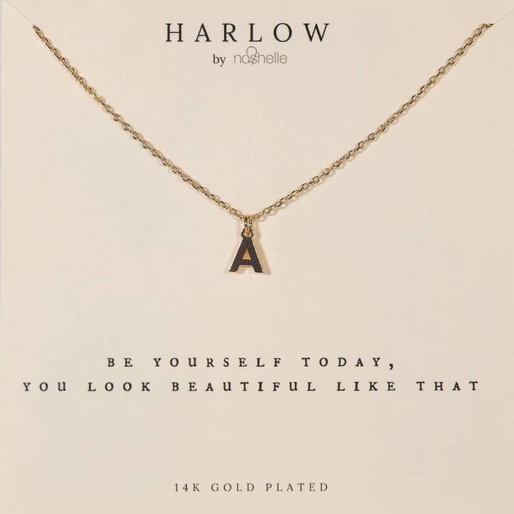 HARLOW Box Set Initials for wholesale by Nashelle Jewelry