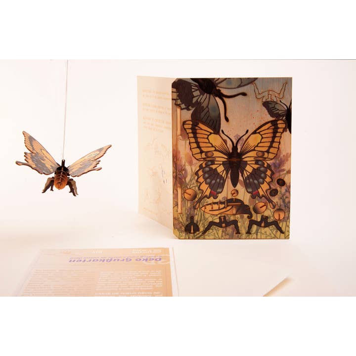 Formes Berlin GbR - Wholesale Craft Sewing Kit - Butterfly 3D decorative greeting card1