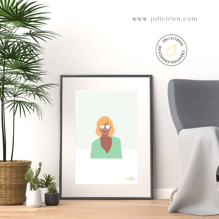 “Pep's collection” poster illustration for wholesale by Joli Citron