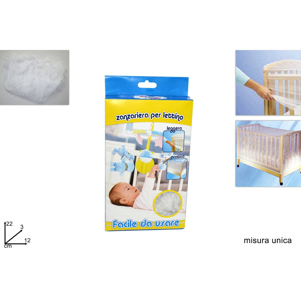 Almatex srl - Wholesale Cot/Crib Sheets - Mosquito net for crib and cot with elastic0
