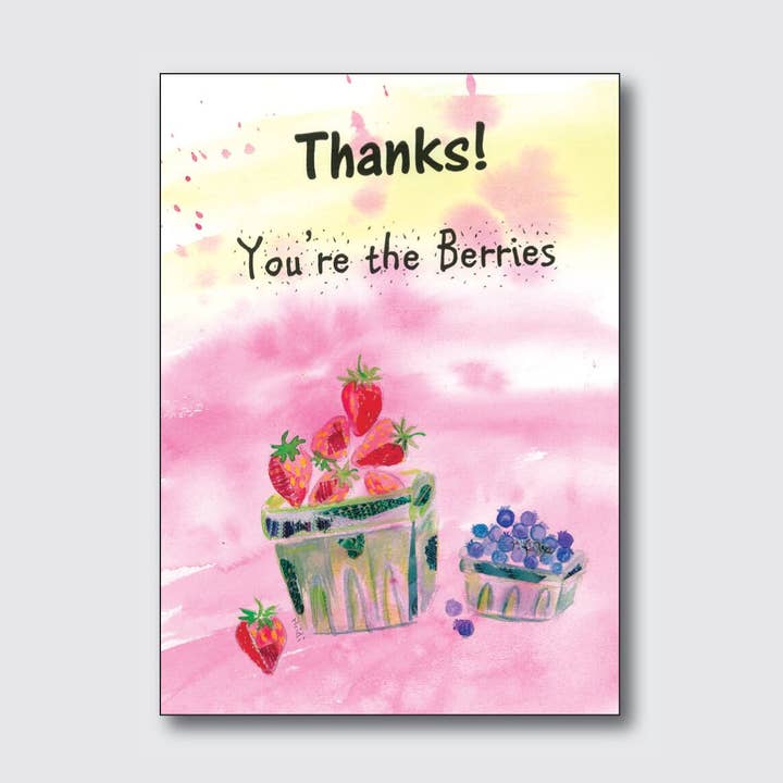 Berry Grazie per la vendita all'ingrosso da parte di Chique Lixo Greeting Cards