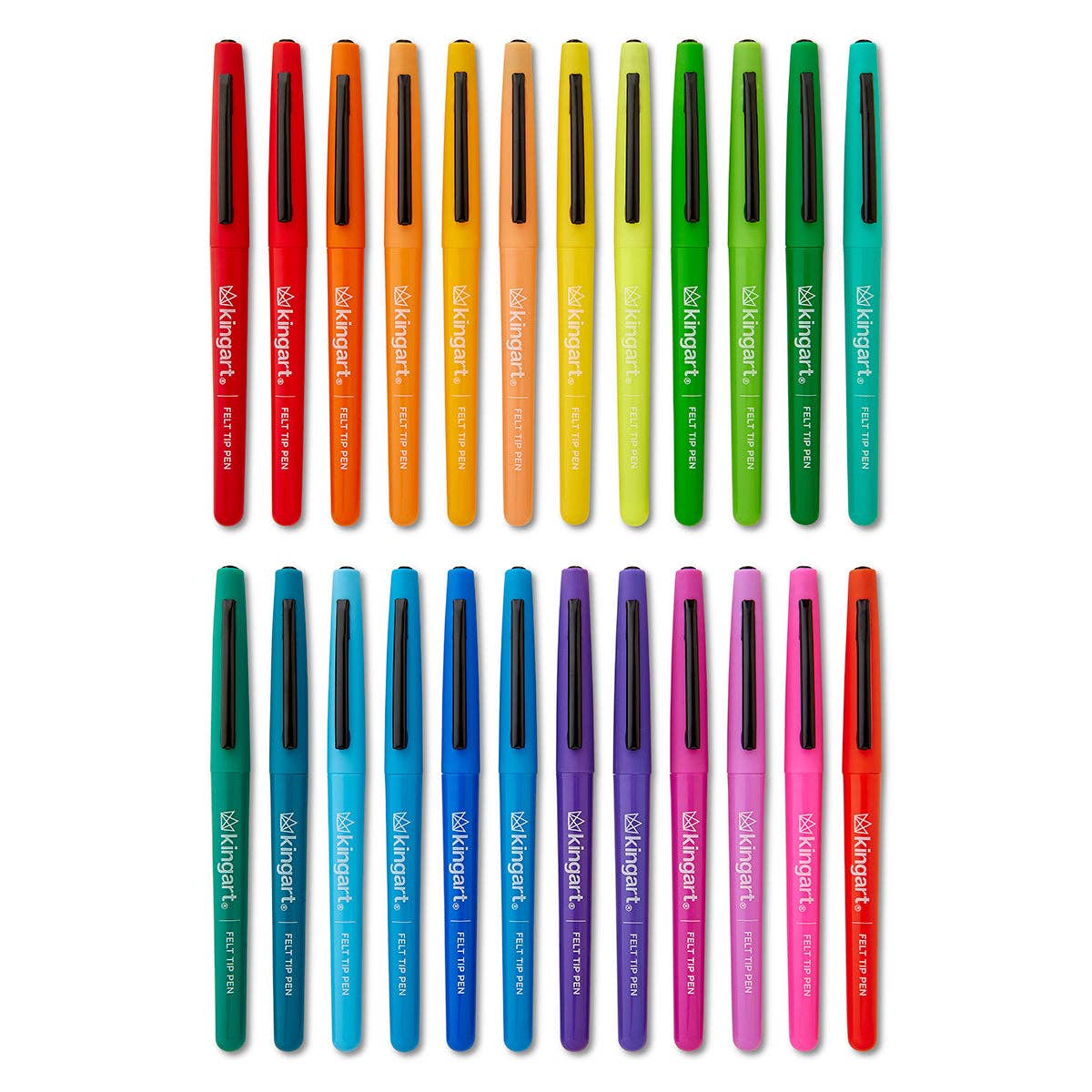 KINGART - Wholesale Pen - Felt Tip Pens 24 Colors2