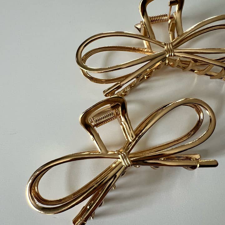 Created Mother - Vente Pince à cheveux – femme - Pince à cheveux en métal moyen en forme d'arc