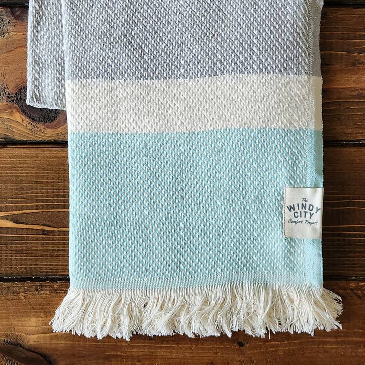 Spring Extended Length Turkish For Two - Aqua for wholesale by Windy City Comfort Project