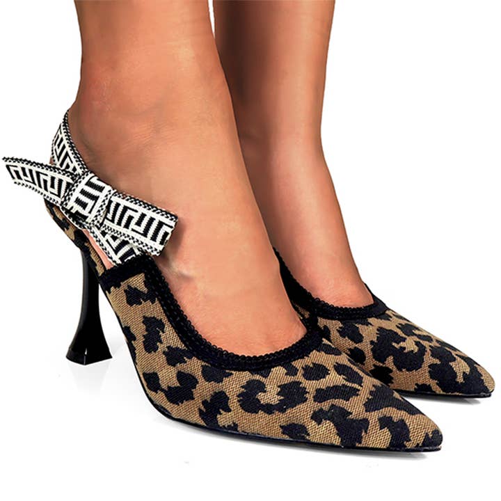 POINTED SLINGBACK HEEL W SIDE BAND 12 PAIRS, KELLY 1 12 for wholesale by JOIA ACCESSORIES