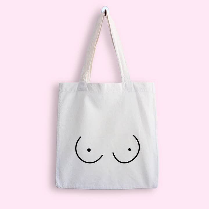 Risqué Gifts - Wholesale Tote Bag - Women's - Boob Tote Bag