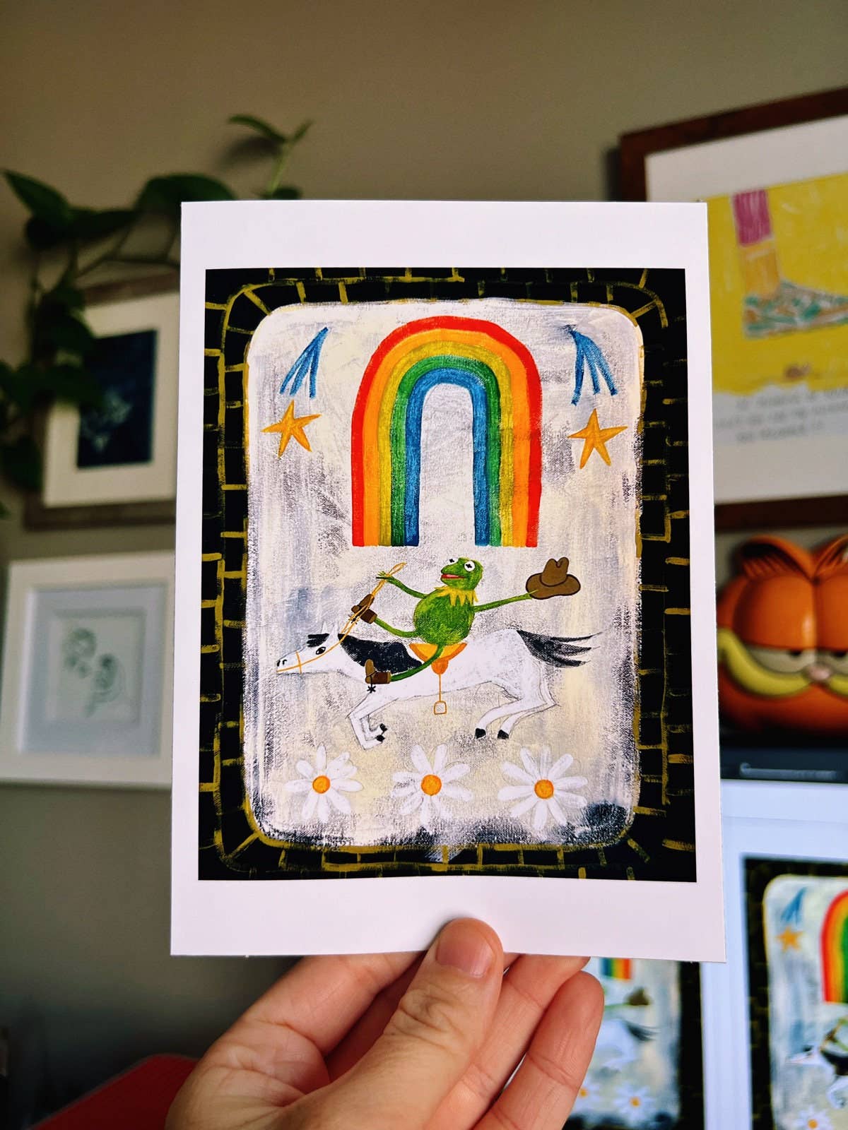 Kristen Vaughn - Wholesale Art Print - Kermit Rides at Dawn Original Print1