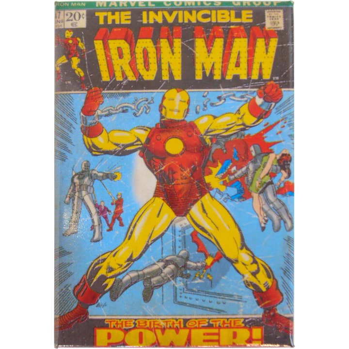 Magnet - Iron Man - The Birth Of The Power! for wholesale by Square Deal Recordings & Supplies