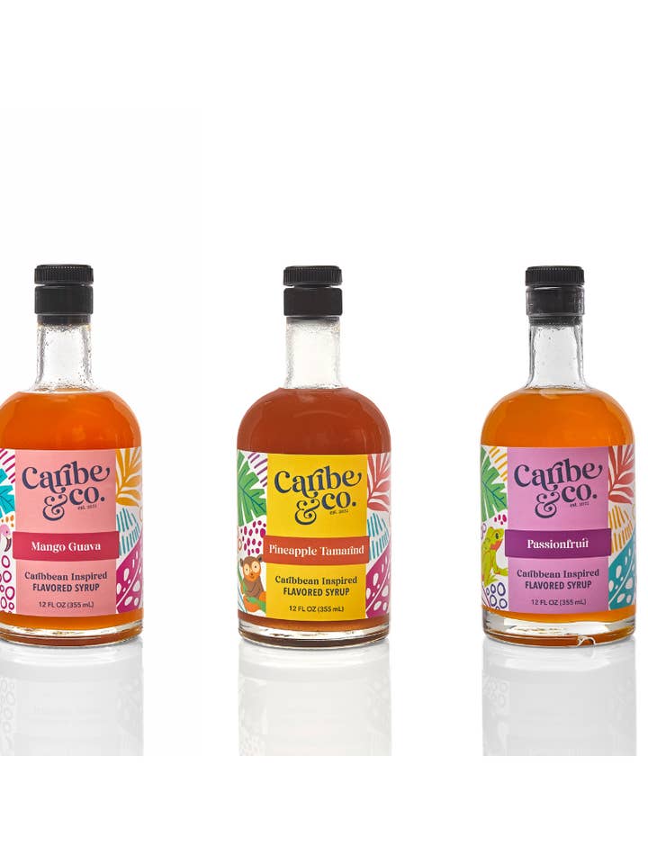 Fruit Flavored Syrup Bundle for wholesale by Caribe & Co.