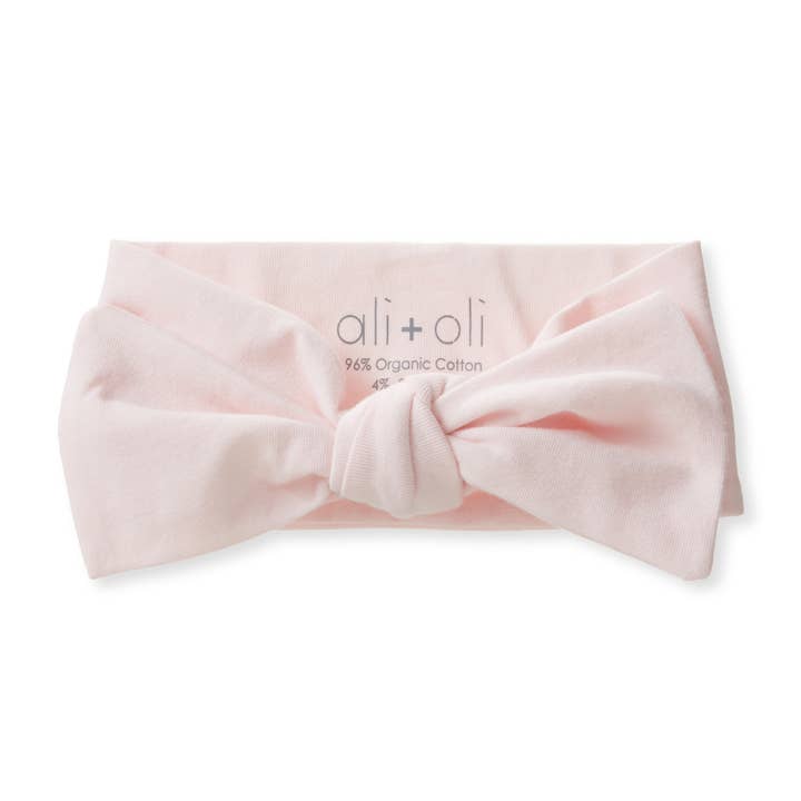 Ali+Oli - Wholesale Hair Bow - Baby - Organic Cotton Knotted Bow Headband